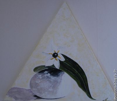 orchidee toile triangulaire