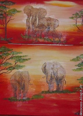famille éléphants